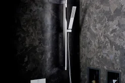 Douchette 1 jet chromée Hansgrohe Stick Pulsify Eco