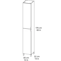 Douchette 3 jets chome, Grohe Vitalio Comfort