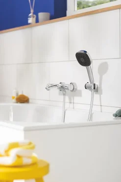 Douchette 3 jets chome, Grohe Vitalio Comfort