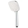 Douchette 3 jets chromé/blanc GoodHome Teesta