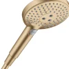 Douchette à main 3 jets, bronze brossé, Hansgrohe Raindance Select S 120