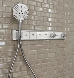 Douchette à main 3 jets chromée, Hansgrohe Raindance Select S 120