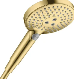 Douchette à main 3 jets, doré poli, Hansgrohe Raindance Select S 120