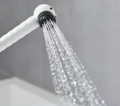 Douchette à main 2 jets noir et blanc, Hansgrohe Jocolino Zèbre