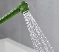Douchette à main 2 jets verte, Hansgrohe Jocolino Crocodile
