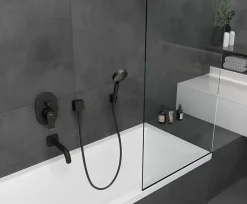 Douchette à main noir mat Vernis Blend 100 Vario Hansgrohe
