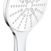 Douchette et flexible chrome rond Grohe Vitalio Smartactive 150 3 jets