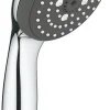 Douchette ronde 3 jets, chrome, Grohe Vitalio Start 100