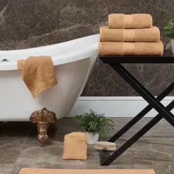 Drap de bain 550 g/m² Pêche 70x140 cm LUXURY