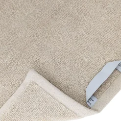 Drap de bain absorbant coton 100x150cm FEUILLE beige