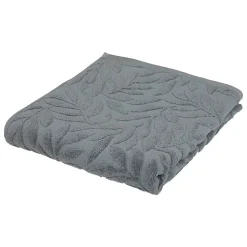 Drap de bain "Cisel" - coton - gris foncé - 100x150 cm - Atmosphera