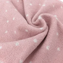 Drap de bain en coton 100x150 cm collection EFFICIENT DOTS rose flamingo