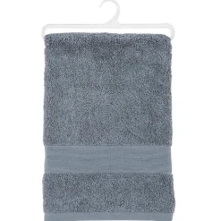 Drap de bain Essentiel - coton 450 gr/m² - gris anthracite 100x150 cm - Atmosphera