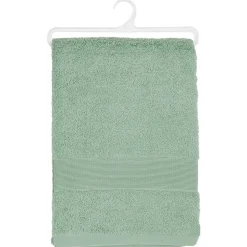 Drap de bain Essentiel - coton 450 gr/m² - vert céladon 100x150 cm - Atmosphera