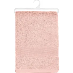 Drap de bain Essentiel - coton 450 gr/m² - rose 100x150 cm - Atmosphera