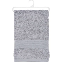 Drap de bain Essentiel - coton 450 gr/m² - gris taupe 100x150 cm - Atmosphera