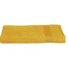 Drap de bain Essentiel - coton 450 gr/m² - jaune moutarde 100x150 cm - Atmosphera