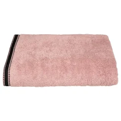 Drap de bain Joia - coton 550 gr/m² - rose 100x150 cm - Atmosphera
