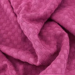 Drap de bain éponge coton 100x170 cm coton DAMA fuchsia