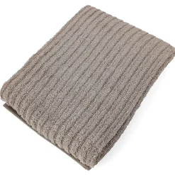 Drap de bain uni coton 100x150 cm SPECTRE marron
