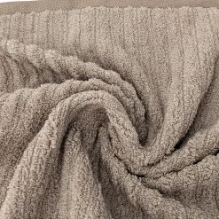 Drap de bain uni coton 100x150 cm SPECTRE marron