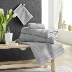 Drap de Bain 90x150 cm - Collection Tendresse - Éponge 500 g,m² - 90x150cm - Gris