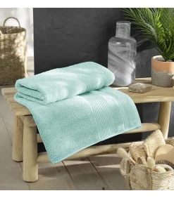Drap de Bain 90x150 cm - Collection Tendresse - Éponge 500 g,m² - 90x150cm - Céladon