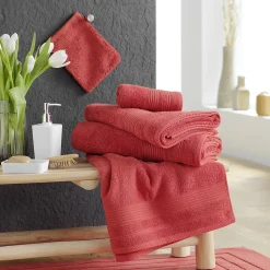 Drap de Bain 90x150 cm 100% Coton Terracotta