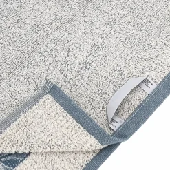 Drap de bain 100x150 cm FOLIUM en coton 520 g/m² bleu Cérulé