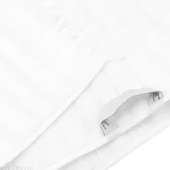 Drap de bain 100x150 cm NATURAL STRIPES blanc