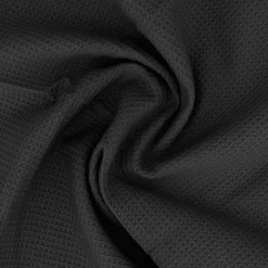 Drap de bain 90x160 cm nid d'abeille PURE WAFFLE 300 g/m² noir