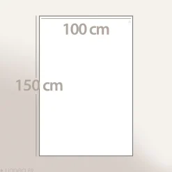 Drap de bain 100x150 cm pur coton INTENSE à bordures blanches couleur marron