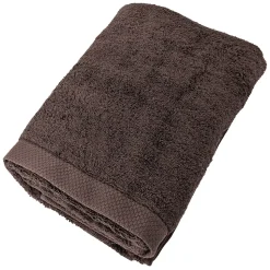 Drap de bain 100x150 cm PURE Marron 550g/m2