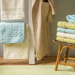 Drap de bain 100x150 cm ROYAL CRESENT Gris Craie 650g/m2