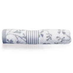 Drap de bain 100x150 cm VINTAGE FLORAL Gris 550g/m2