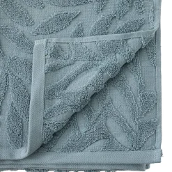 Drap de douche Cisel - coton - bleu - 70x130 cm - Atmosphera
