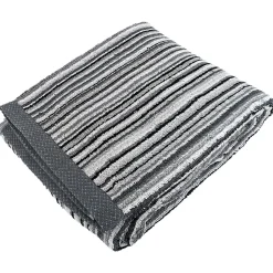 Drap de douche coton 500g/m2 PURE STRIPES II gris