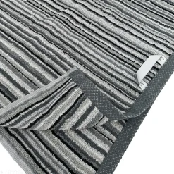 Drap de douche coton 500g/m2 PURE STRIPES II gris