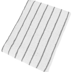 Drap de douche coton 70x140cm PURE LIGHT à rayures gris