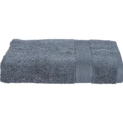 Drap de douche Essentiel - coton 450 gr/m² - gris anthracite 70x130 cm - Atmosphera