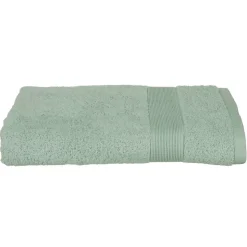 Drap de douche Essentiel - coton 450 gr/m² - vert céladon 70x130 cm - Atmosphera