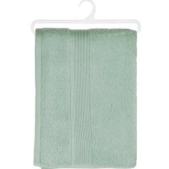 Drap de douche Essentiel - coton 450 gr/m² - vert céladon 70x130 cm - Atmosphera