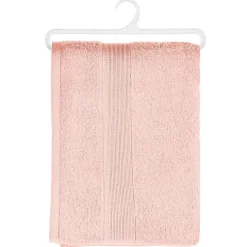 Drap de douche Essentiel - coton 450 gr/m² - rose 70x130 cm - Atmosphera