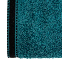 Drap de douche Joia - coton 550 gr/m² - bleu canard 70x130 cm - Atmosphera