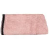 Drap de douche Joia - coton 550 gr/m² - rose 70x130 cm - Atmosphera