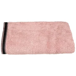 Drap de douche Joia - coton 550 gr/m² - rose 70x130 cm - Atmosphera