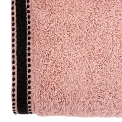 Drap de douche Joia - coton 550 gr/m² - rose 70x130 cm - Atmosphera