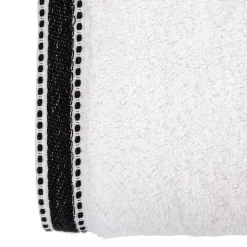 Drap de douche Joia - coton 550 gr/m² - blanc 70x130 cm - Atmosphera