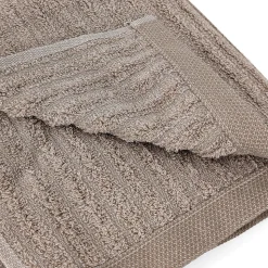 Drap de douche uni coton 70x140 cm SPECTRE marron