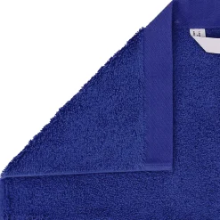 Drap de douche 70x140 cm coton peigné ALBA bleu moyen